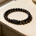 Svart turmalin armband – Naturligt stenarmband