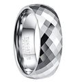 SOMEN TUNGSTEN facetterad herrring 7,5 mm – platinapläterad