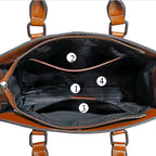 Väska dam – handväska i läder äkta läder modell 2