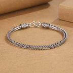 Silverarmband för dam – 20 cm vintage charmarmband