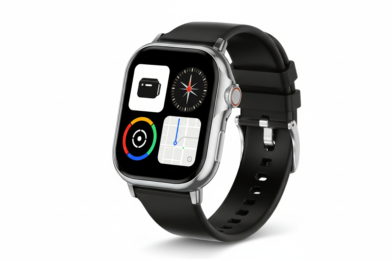 Smartwatch 2.01” HD – Bluetooth-samtal & stor skärm