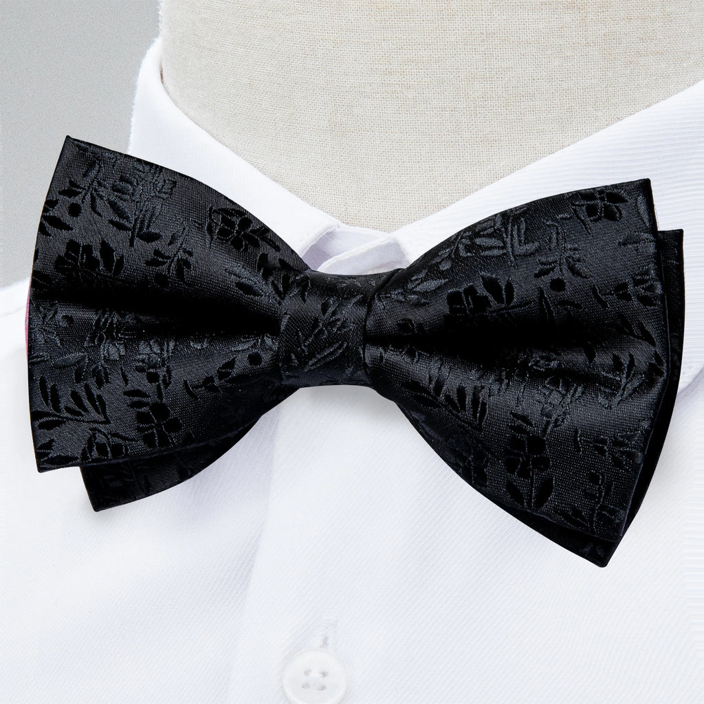 Flugset paisley herr – fluga, näsduk & manschettknappar