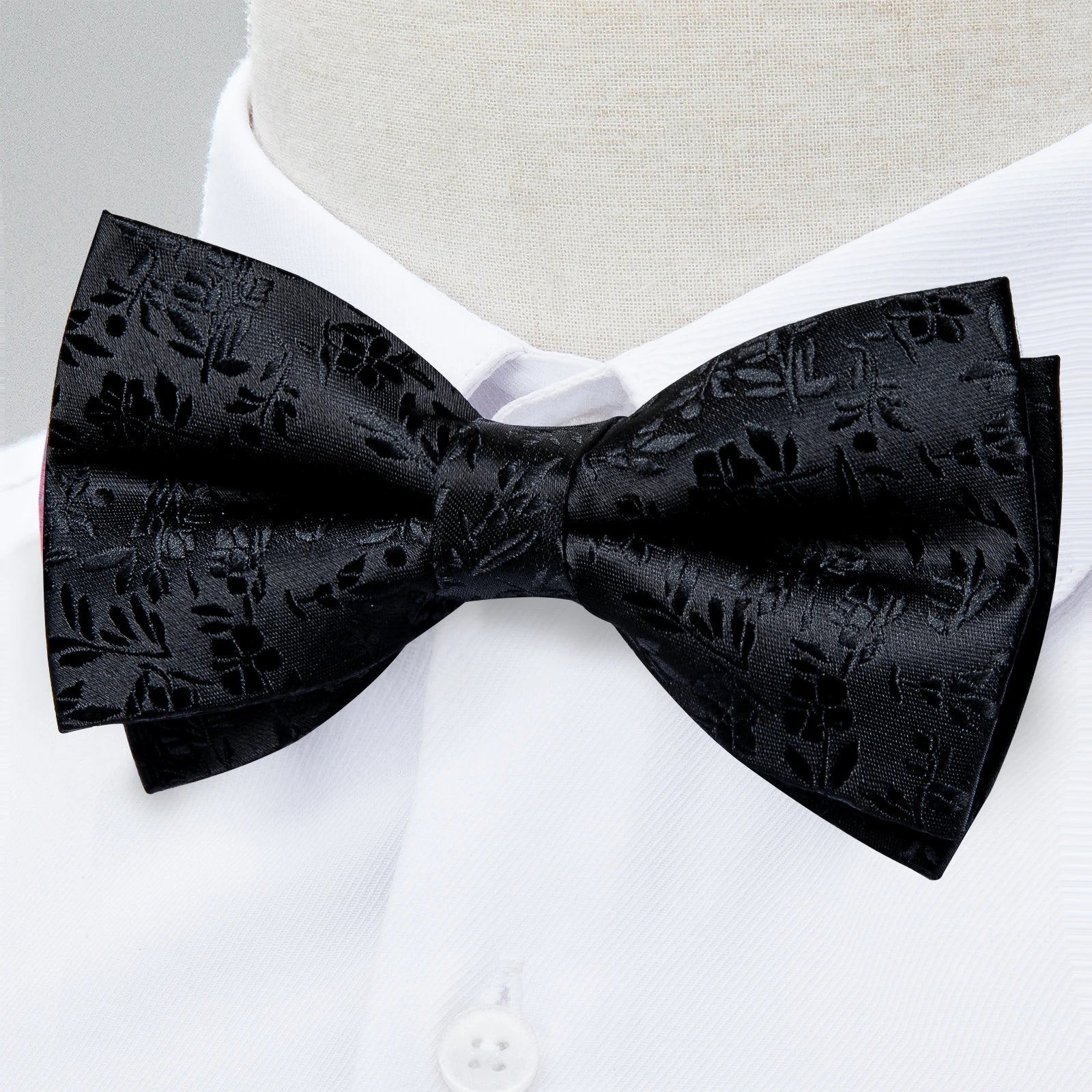 Flugset paisley herr – fluga, näsduk & manschettknappar