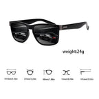 3-pack Fyrkantiga Solglasögon – UV400 Unisex Trend