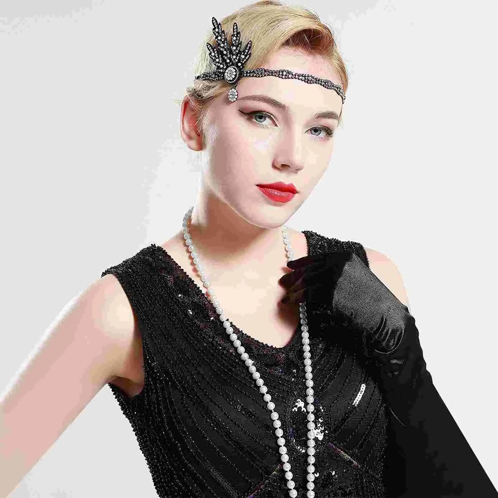 Långt pärlhalsband – Elegant lager-pärlor i romantisk stil