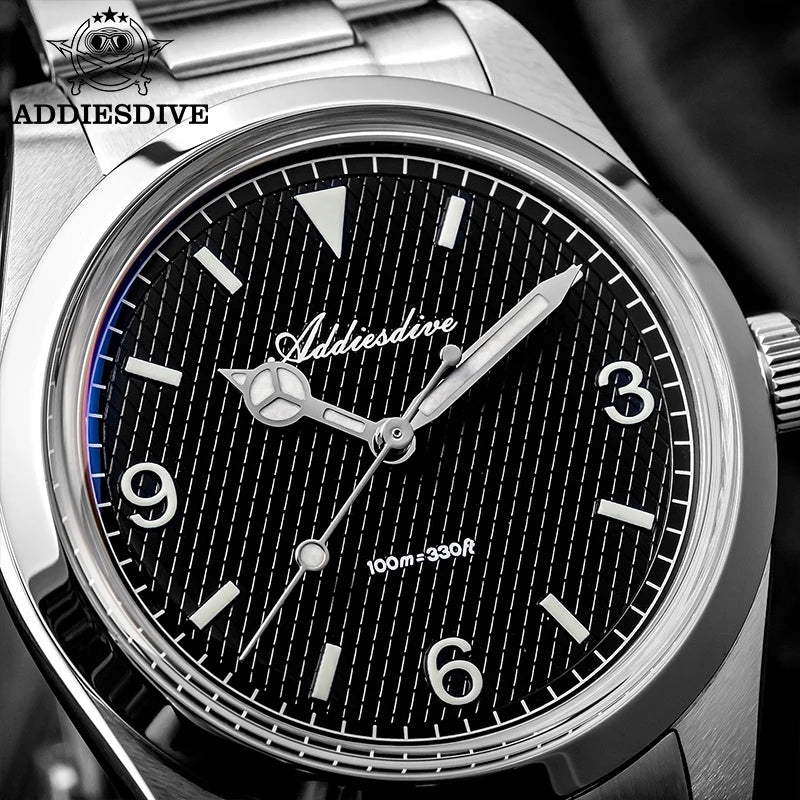 ADDIESDIVE herrklocka – Japanskt quartz, 100 m