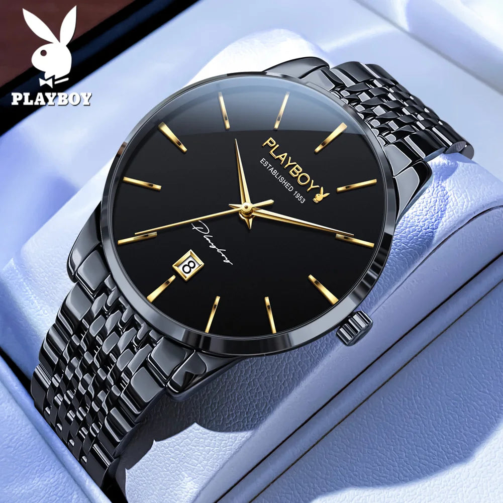 PLAYBOY 2604 Herrklocka – kvartsklocka