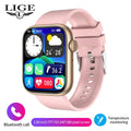 LIGE Smartwatch 1.85” – Bluetooth-samtal & temperaturmätning