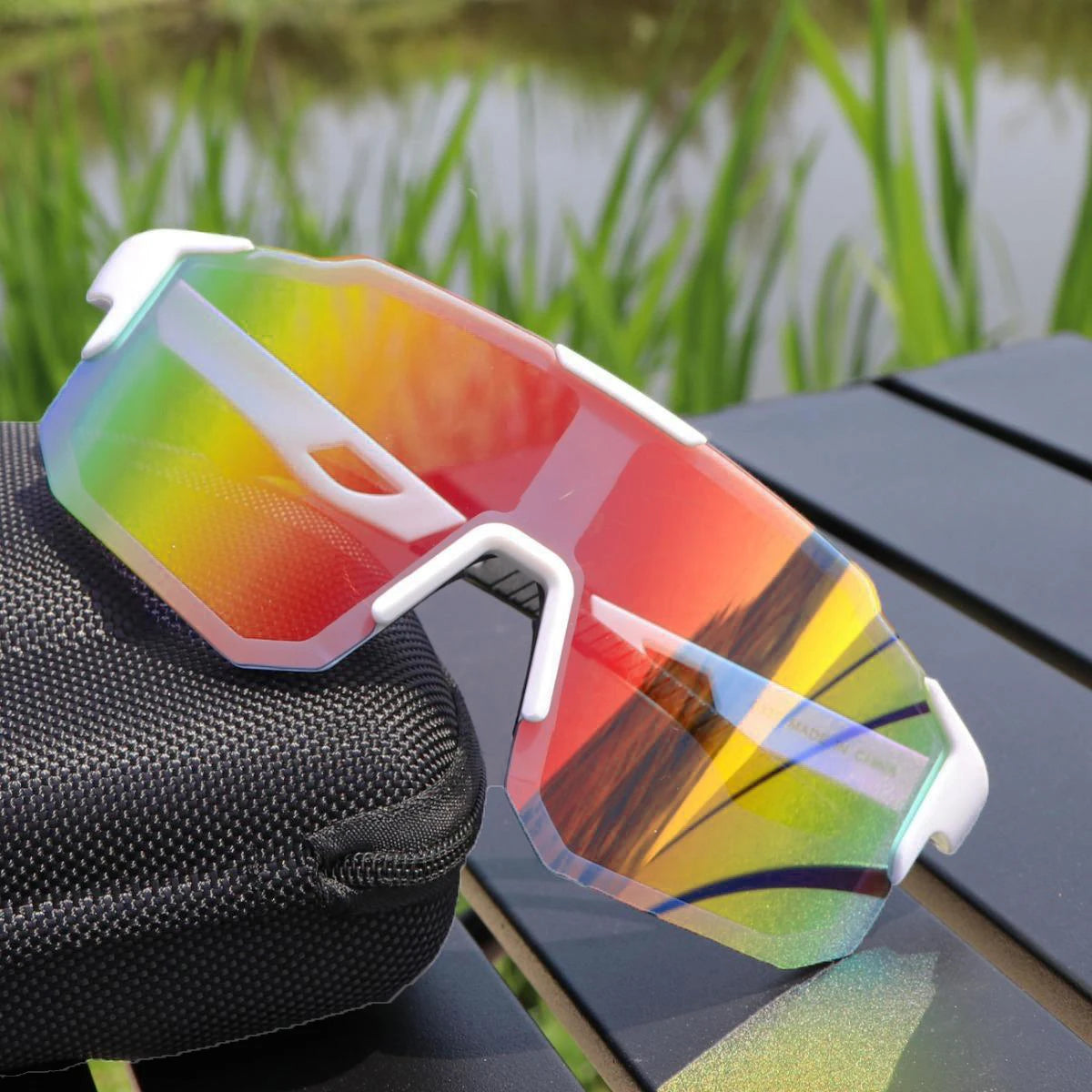 Cykelglasögon Large Frame – UV400 Sport & Vindskydd