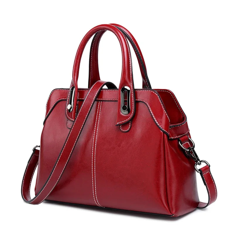 Handväska i äkta läder – elegant axelväska & crossbody