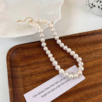 Pärlhalsband dam – sötvattenspärlor choker i elegant design