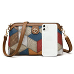 Mini Ryggsäck Crossbody – unisex axelväska i färgblock