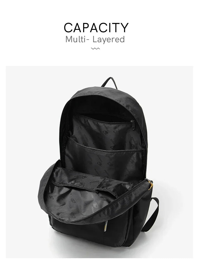 EPOL rymlig ryggsäck dam 20–35 L i Oxford-material