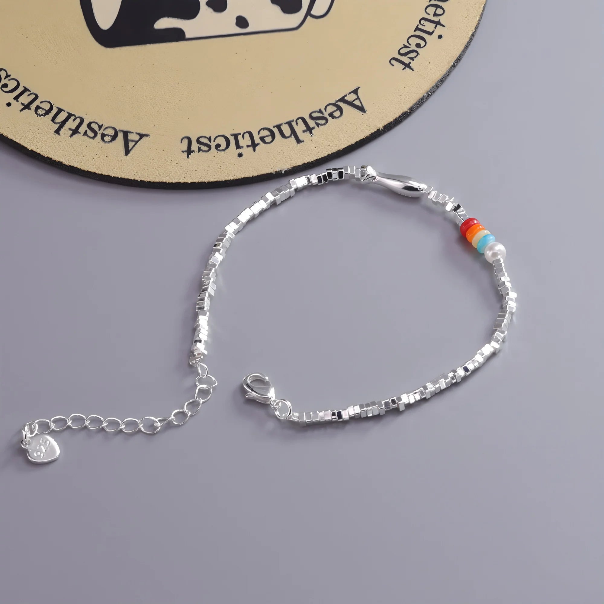 Silverarmband Dam Hjärta