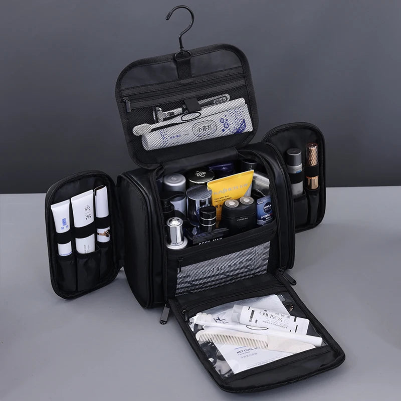 Stor vattentät necessär med upphängningskrok