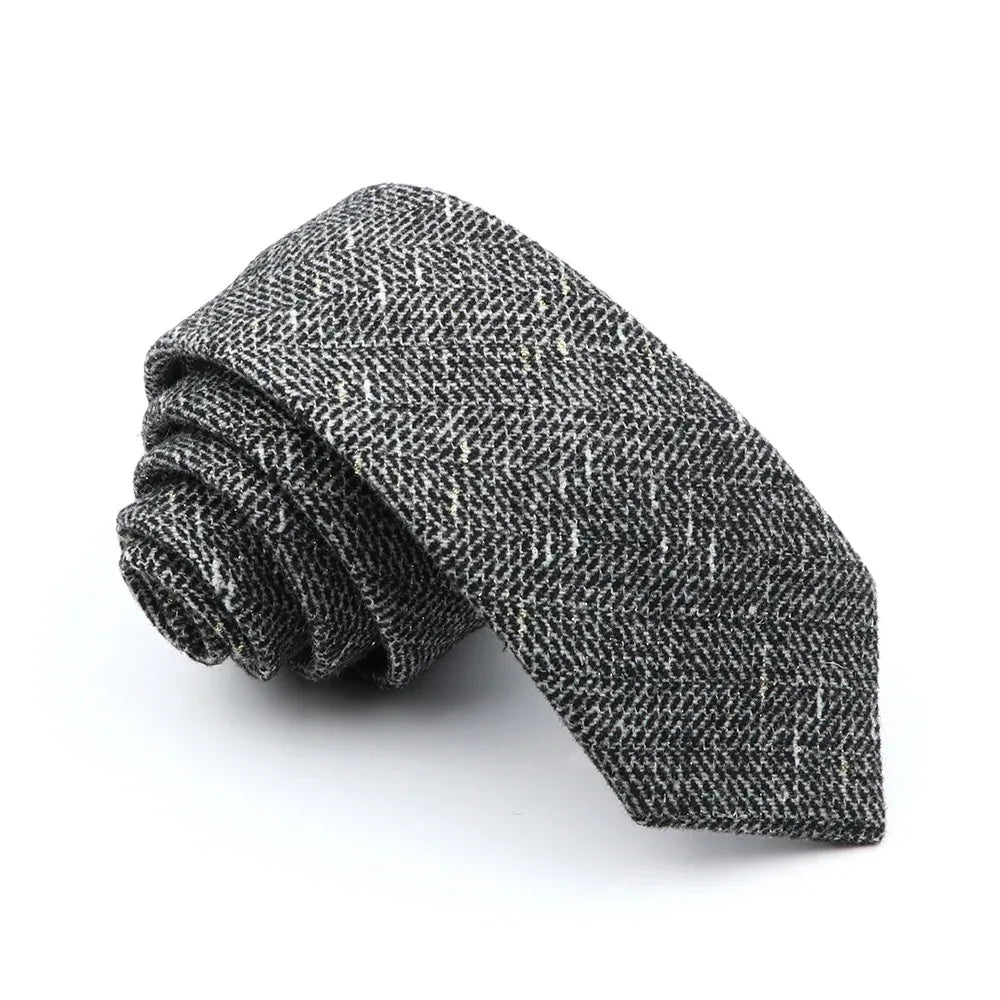 Ullslips 7 cm – klassisk herr & dam slips för business och fest