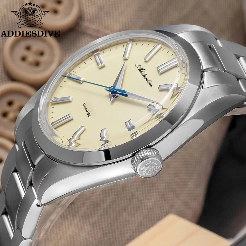 Quartsklocka Herr 39mm – safirglas & 100m vattentät