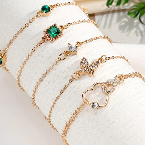 Armband dam – geometriskt armband med kristaller