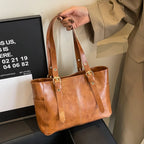 Väska dam – retro tote bag med stor kapacitet