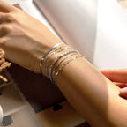 Armbandsset för dam – Trendigt smyckeset i silverstil