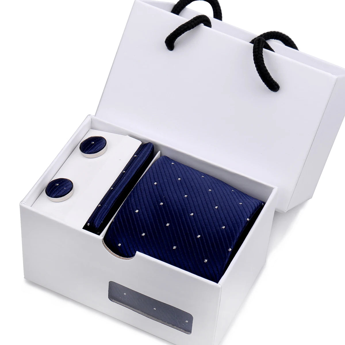 Slipsset i presentbox – lyxigt herrset
