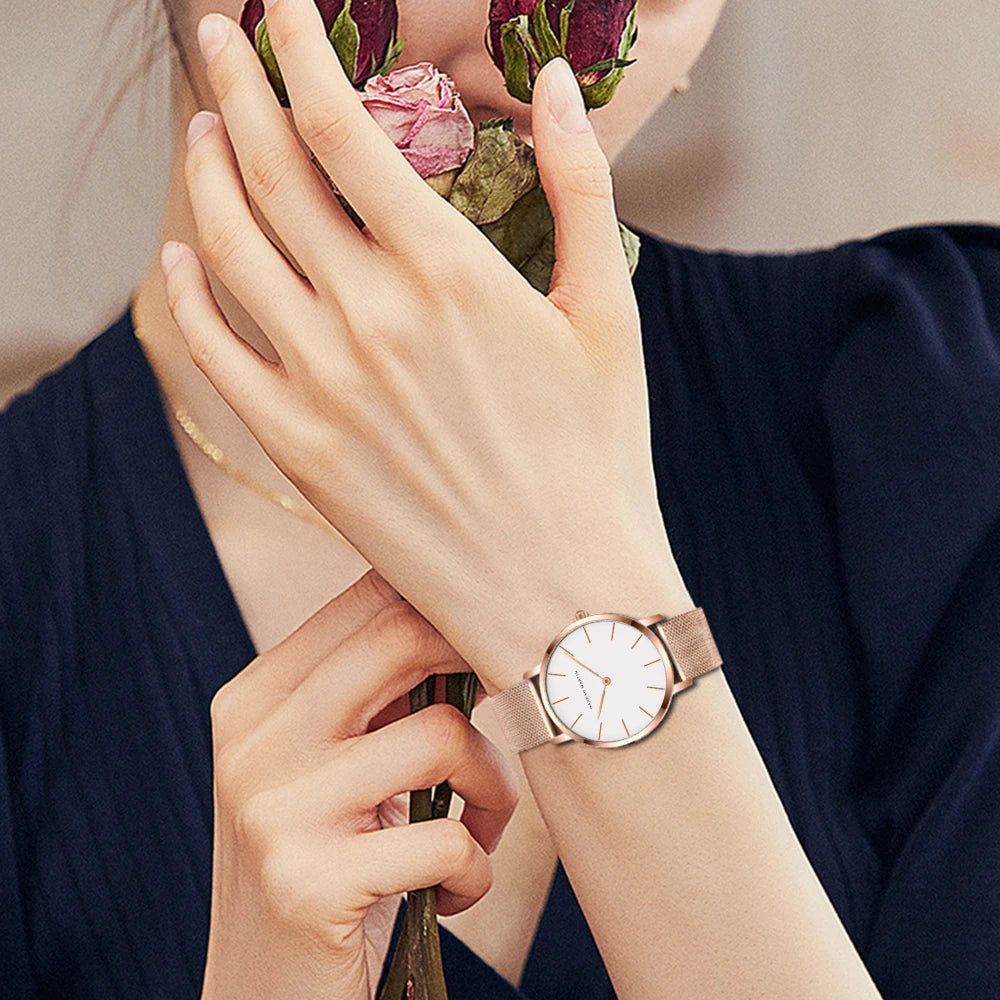 Damklocka Hannah Martin Set Roséguld