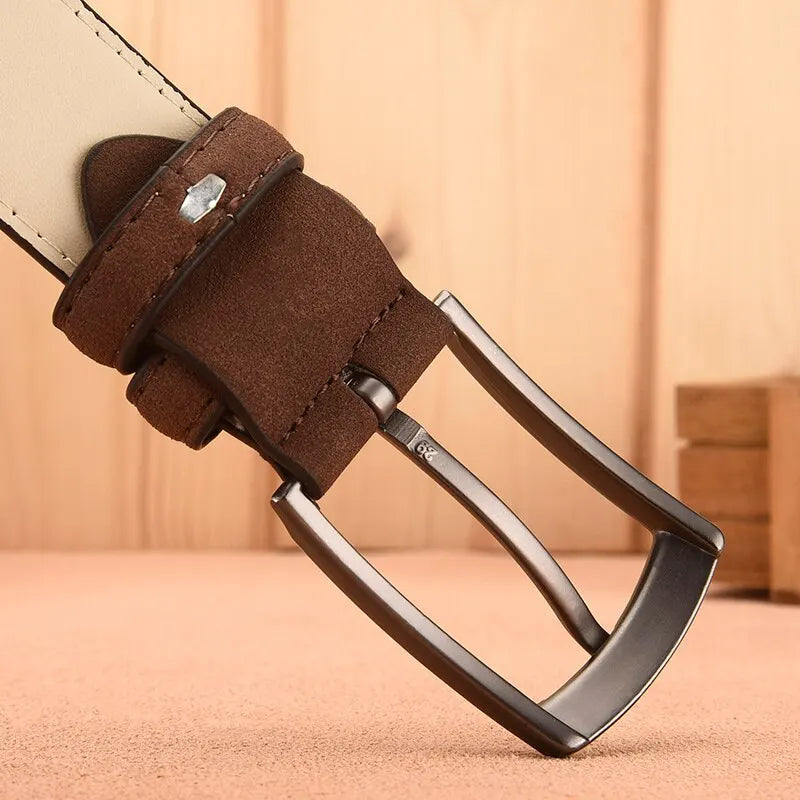 Herrbälte i PU – Stilrent casual bälte 3,3 cm