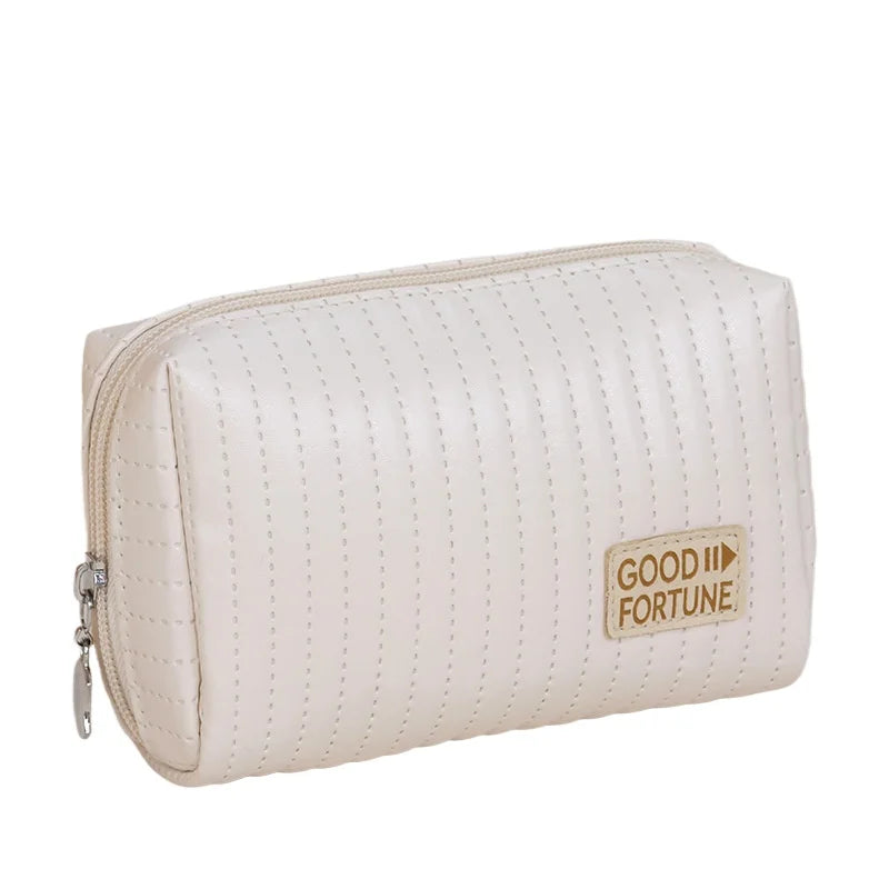 Stor sminkväska i PU läder