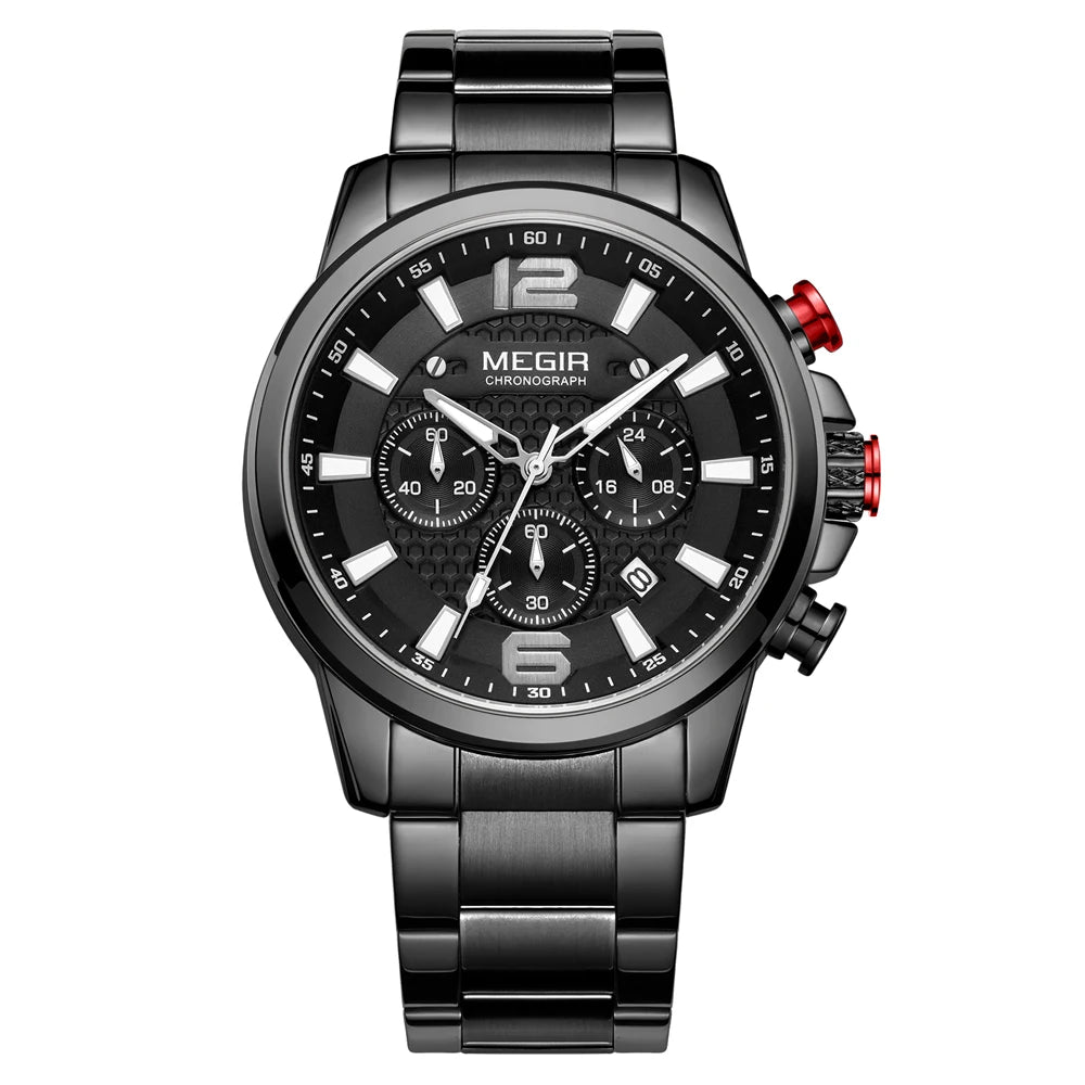 Herrklocka MEGIR kronograf – sport & business