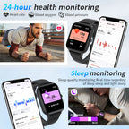 LIGE GPS Smartwatch 1.83” – 100+ sportlägen & Bluetooth-samtal