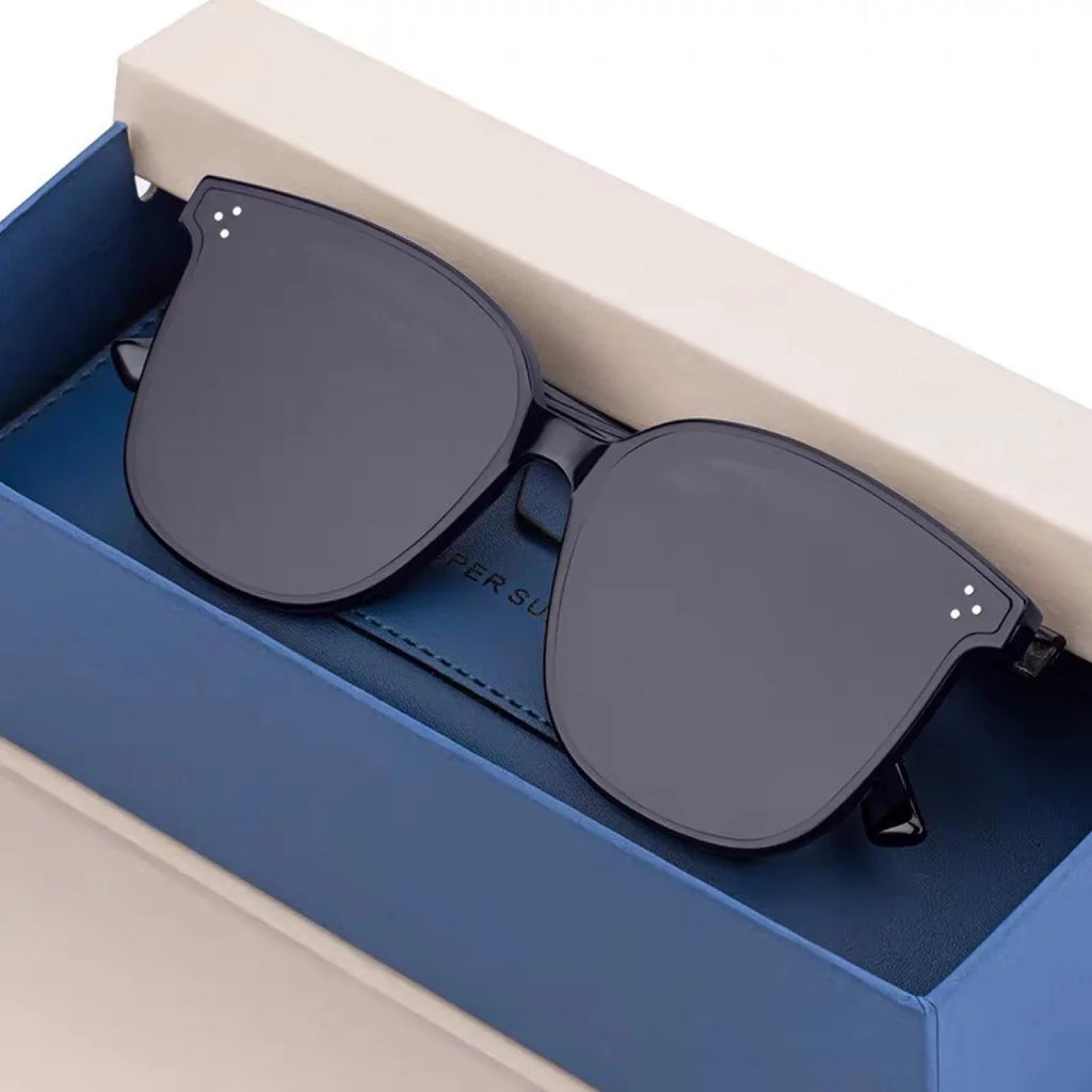 Trendiga solglasögon för män – UV400 skydd & modern oval design