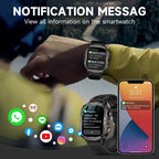 LIGE Rugged Military Smartwatch 1.96” – Bluetooth & ficklampa