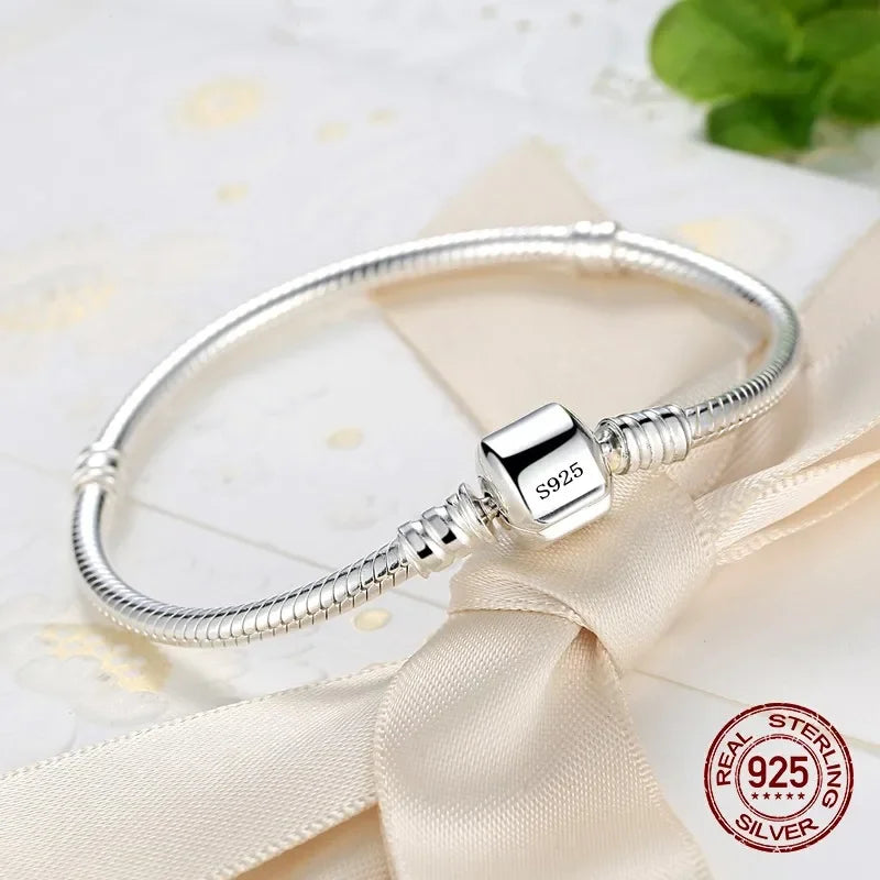 925 Sterling Silver Armband – Ormkedja dam