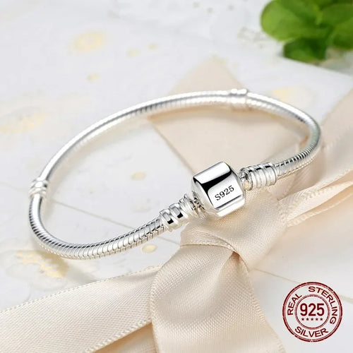 925 Sterling Silver Armband – Ormkedja dam
