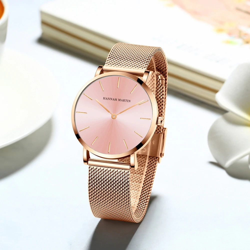 Damklocka Hannah Martin Set Roséguld