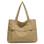 Canvas tote bag med stor kapacitet