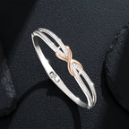 ArtPage stelt armband dam – silverpläterat med roséguldfärgade detaljer