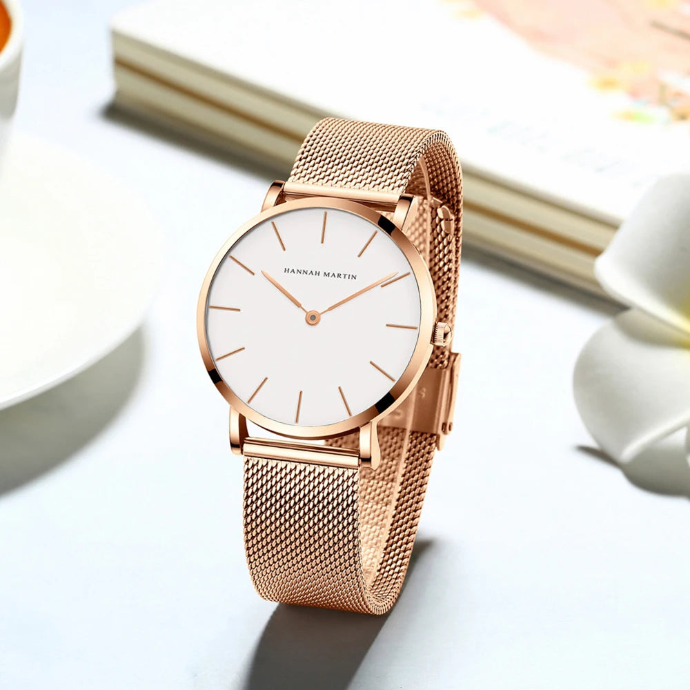 Damklocka Hannah Martin Set Roséguld
