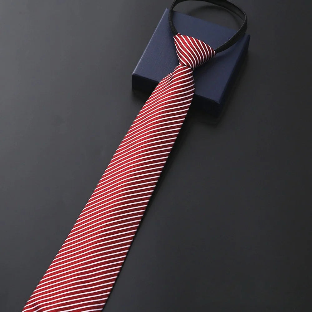 Lazy slips 8 cm – randig med dragkedja
