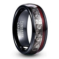 SOMEN TUNGSTEN svart herrring 8 mm med röd gitarrsträng
