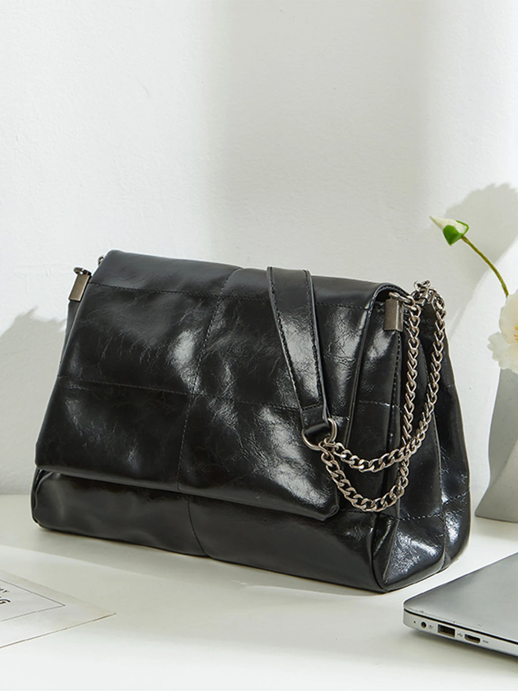 Axelväska Dam Fyrkantig – Minimalistisk Crossbody Väska