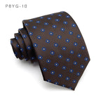 Slips herr 8 cm – prickig & rutig business