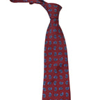 Paisleyslips Röd/Blå 9 cm – Elegant & modern stil
