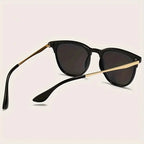 Unisex solglasögon i oval design – UV400 med antireflex
