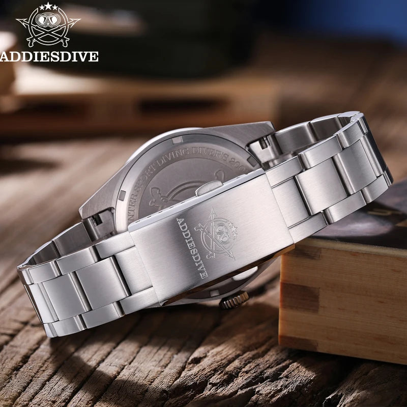 ADDIESDIVE Dress Watch 39mm – Automatisk lyxklocka med safirglas