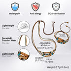 Smyckesset herr – halsband & armband med träpärlor