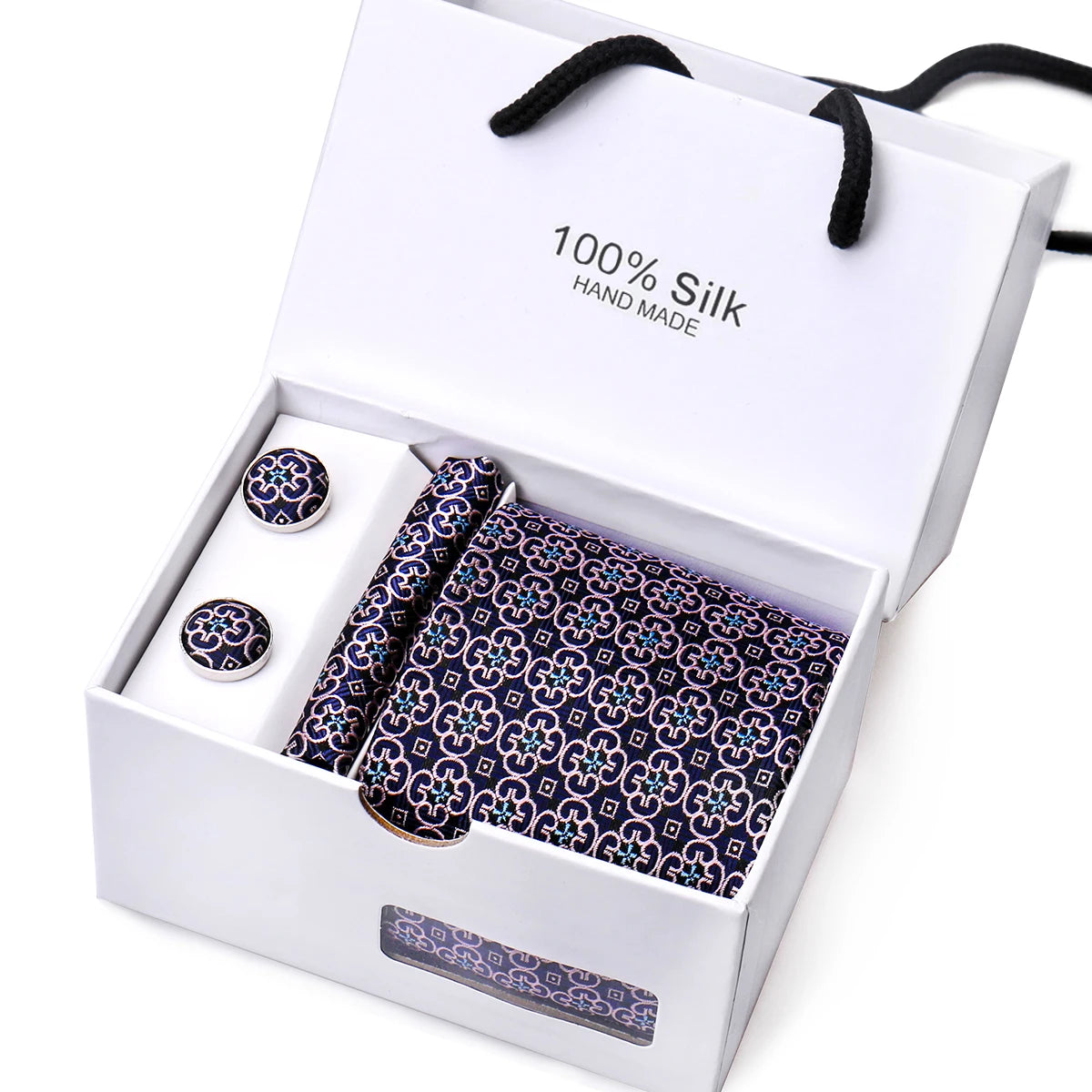 Slipsset i presentbox – lyxigt herrset