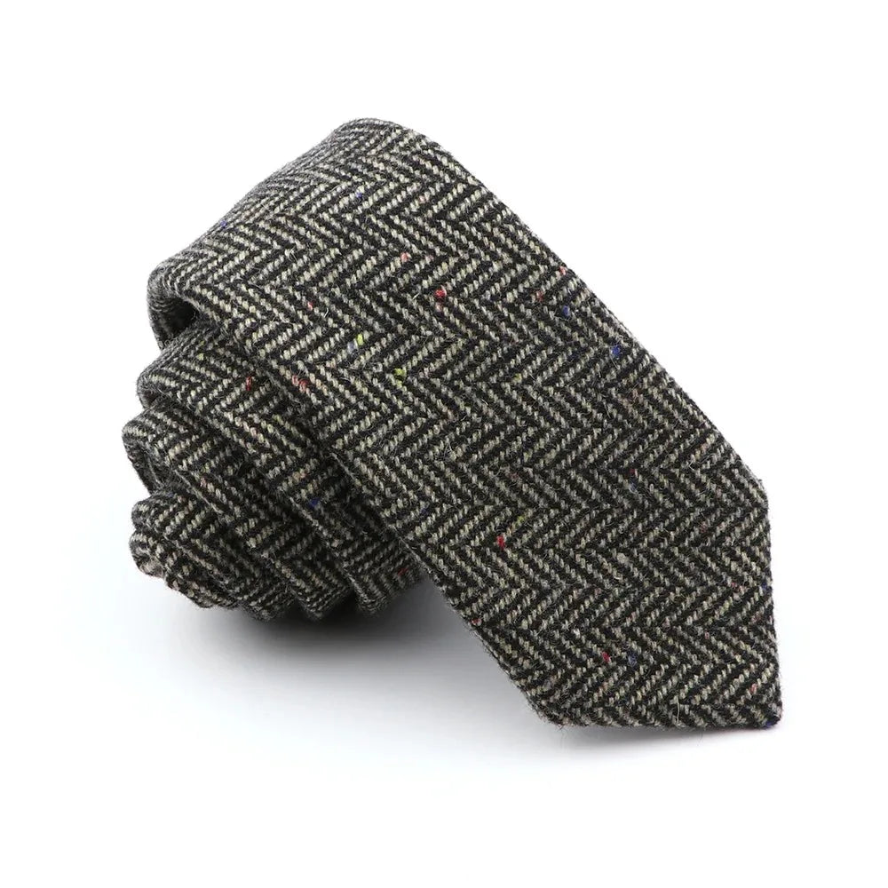 Ullslips 7 cm – klassisk herr & dam slips för business och fest