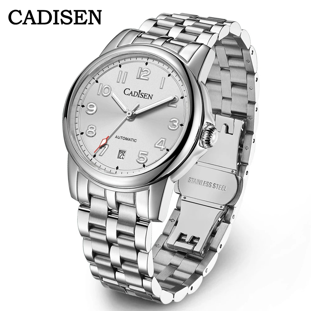 CADISEN automatisk herrklocka C8235 – Miyota 8215 & safirglas 39 mm