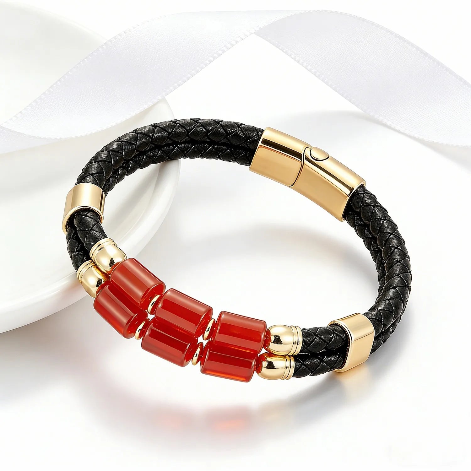 Armband herr – stenarmband med magnetlås